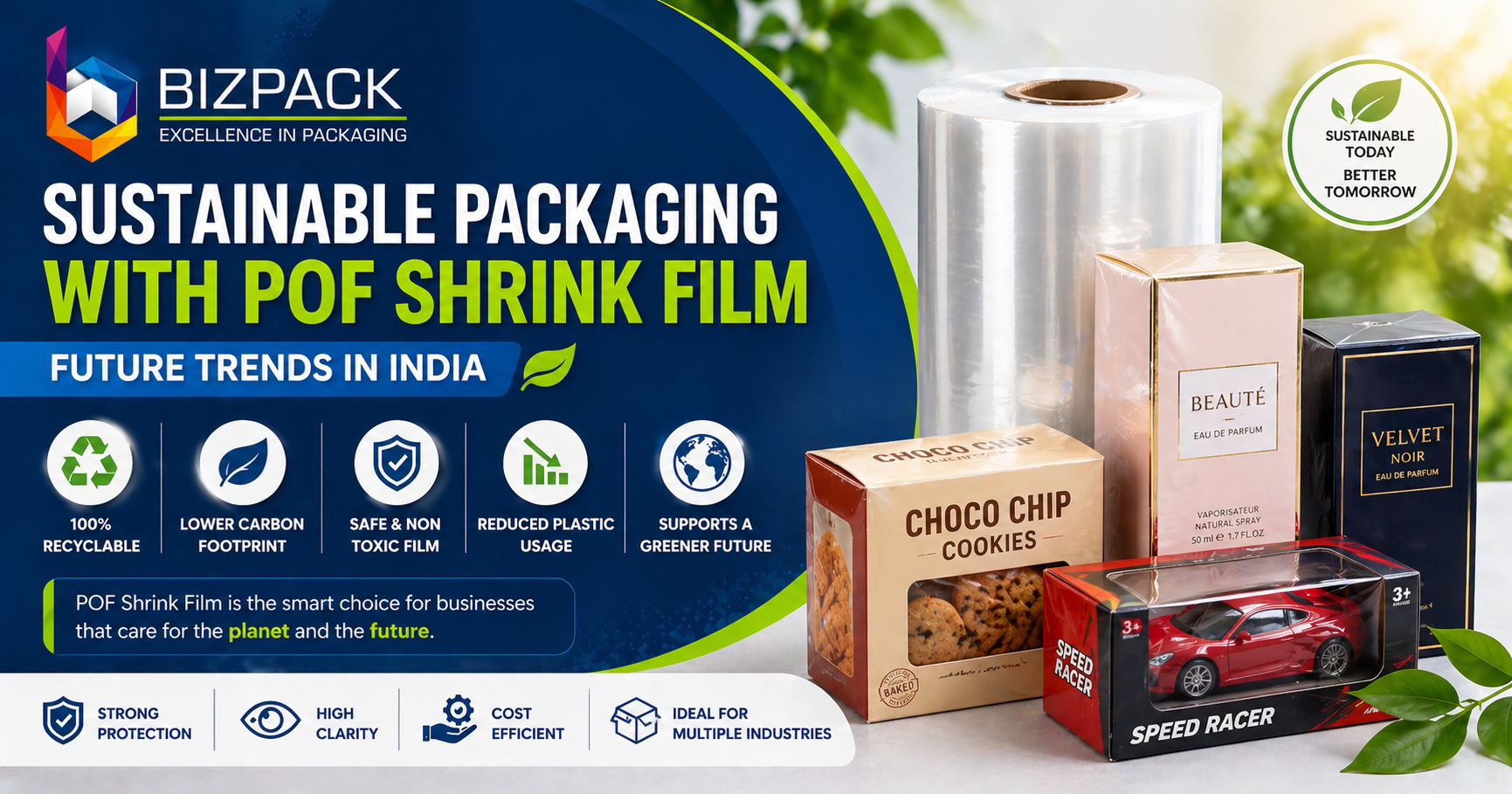 Sustainable Packaging with POF Shrink Film – Future Trends in India