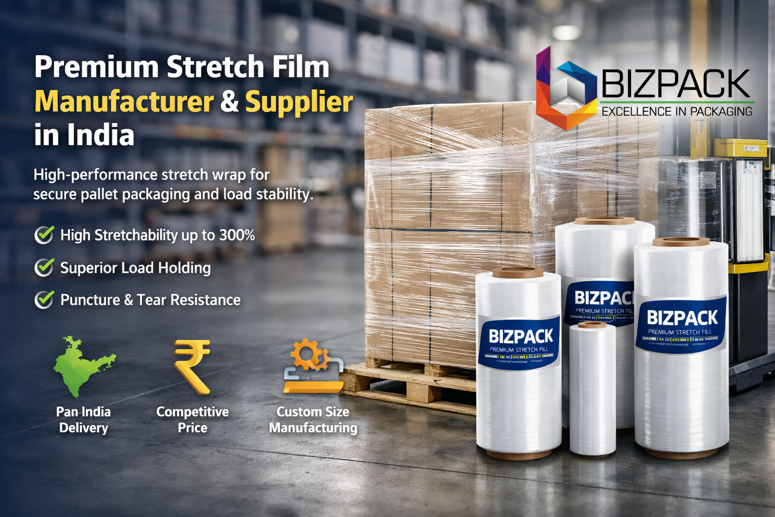 Premium Stretch Film Manufacturer & Supplier in India